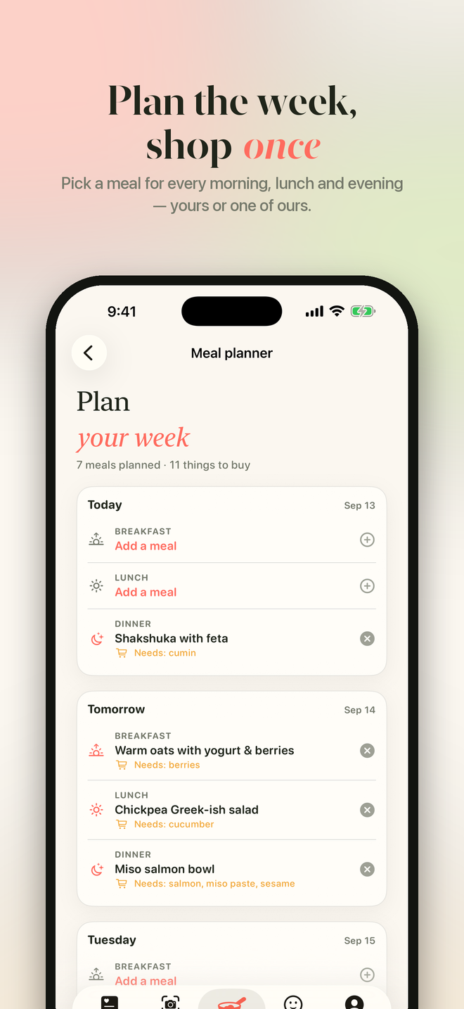Screens from the App Store listing